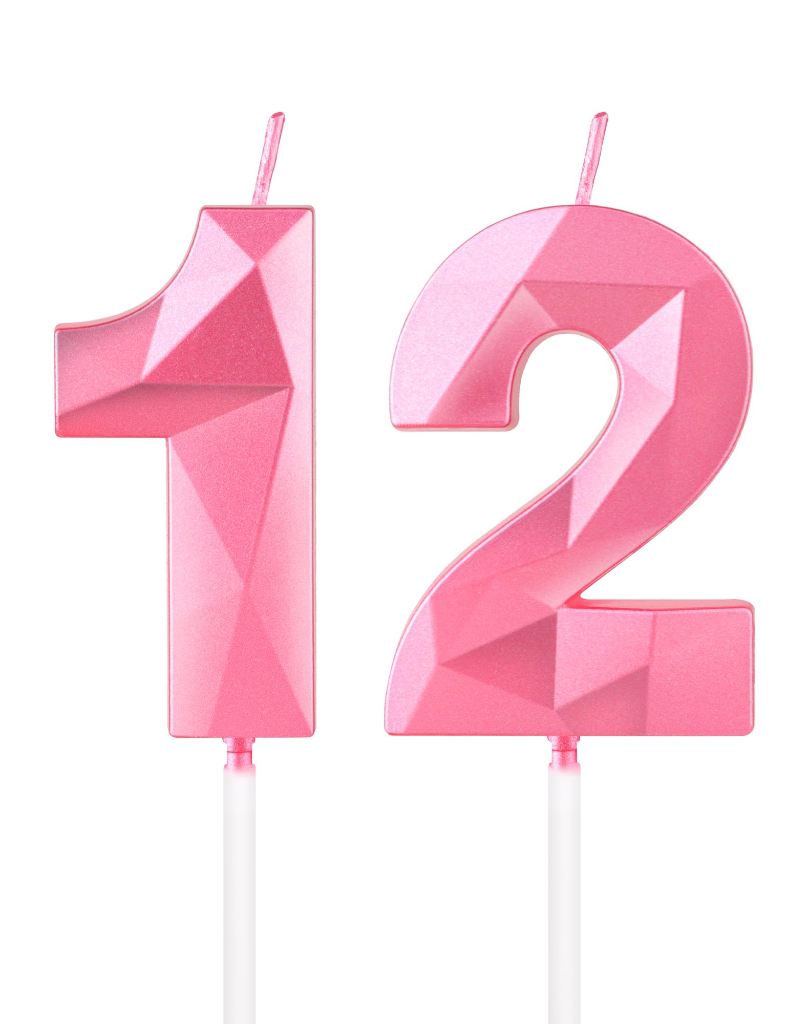Royal Blue 13th Birthday Candles, 3D Number 13 Candle for Cake, Boy Girl 13th Birthday Decorations,Sapphire Candle Topper Blue Cake Decorations for Birthday Party Wedding Anniversary Supplies — view 348