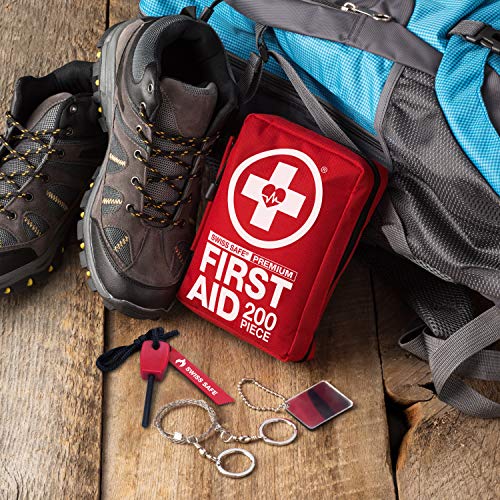 image for Swiss Safe 200-Piece Professional First Aid Kit for Home, Car or Work 