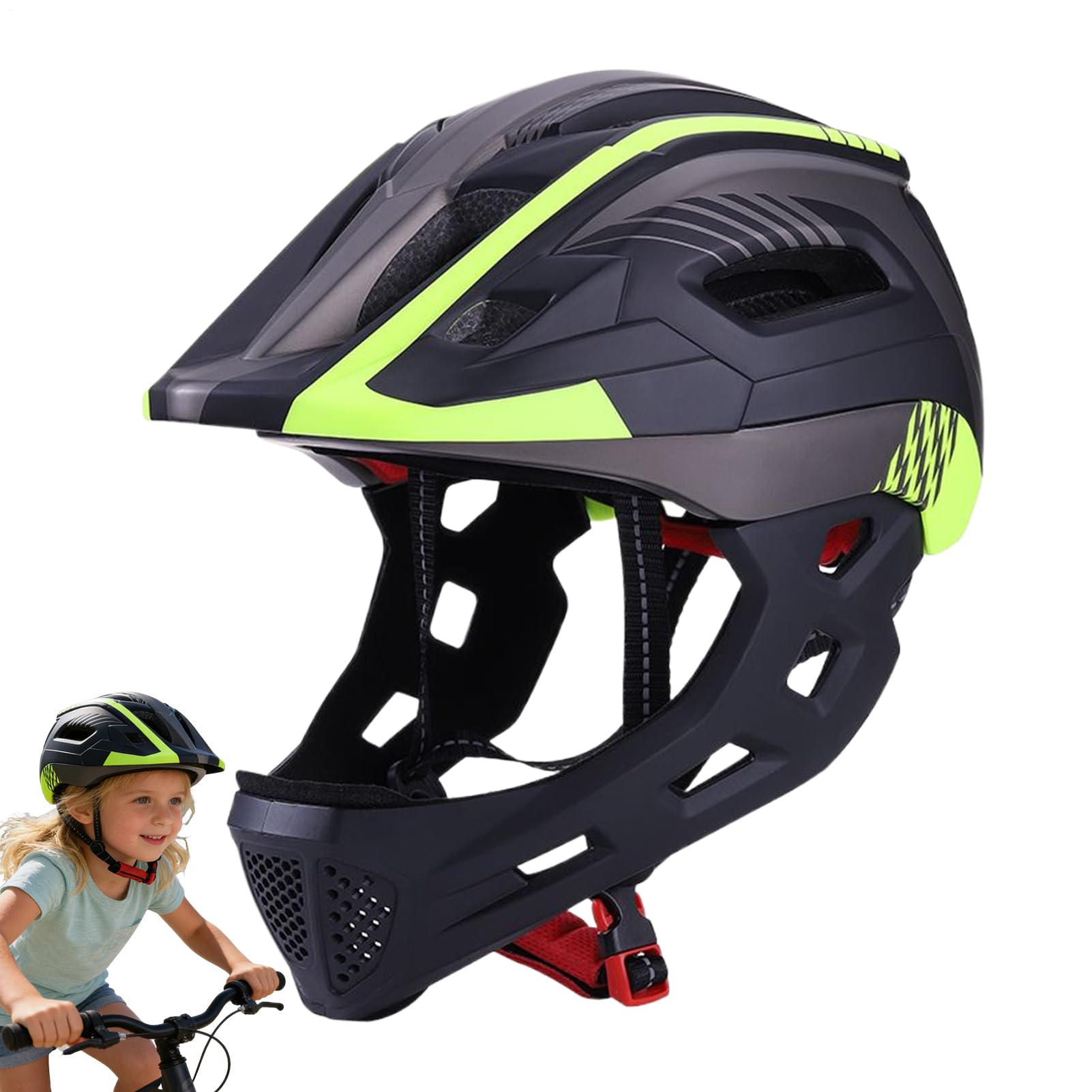 Vollvisierhelm für Kinder Schutzausrüstung Für Radfahren