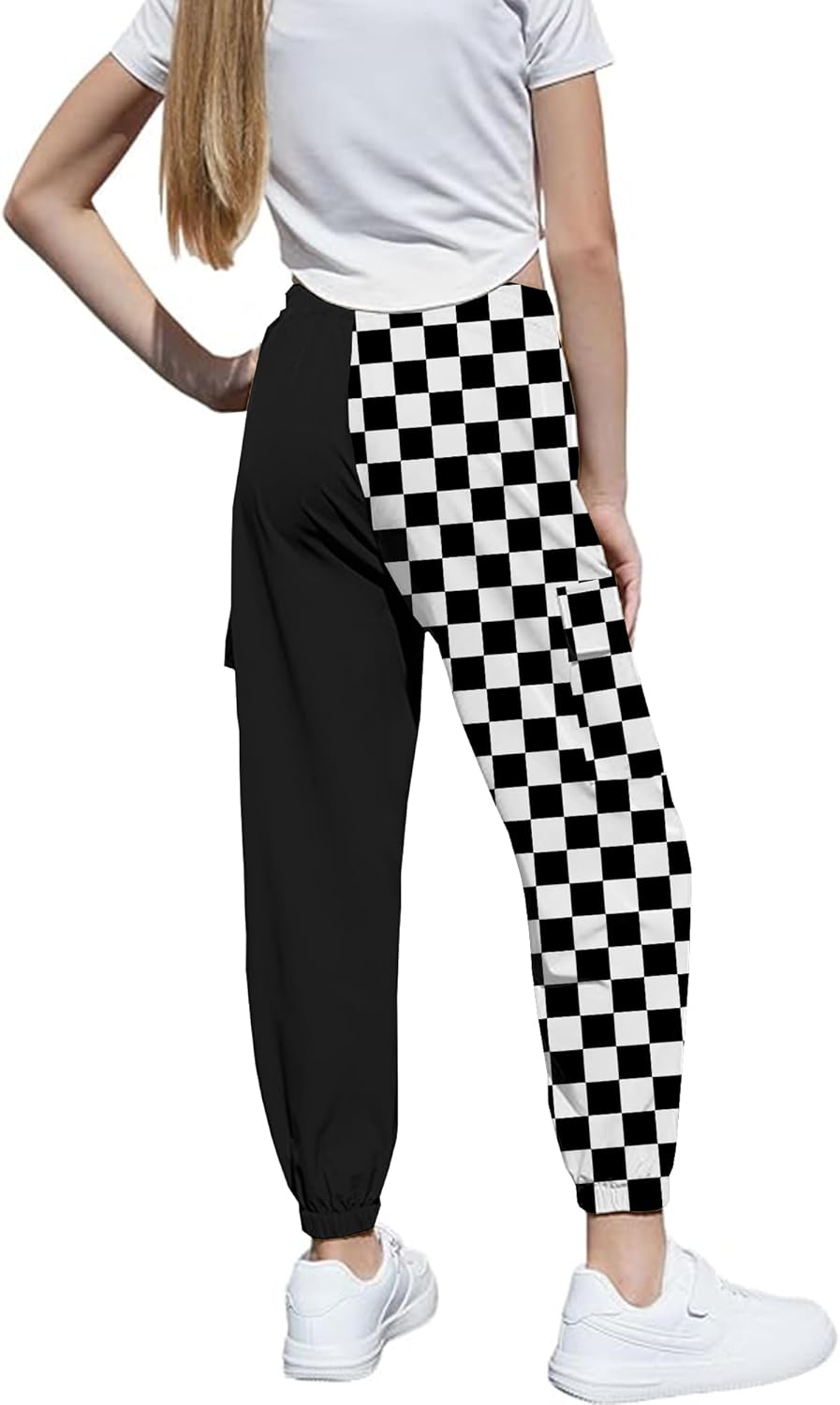 SANGTREE Hiking Pants Water Resistant Quick Dry Lightweight Golf Cargo Safari Joggers Pockets for Girls & Women - Image 2