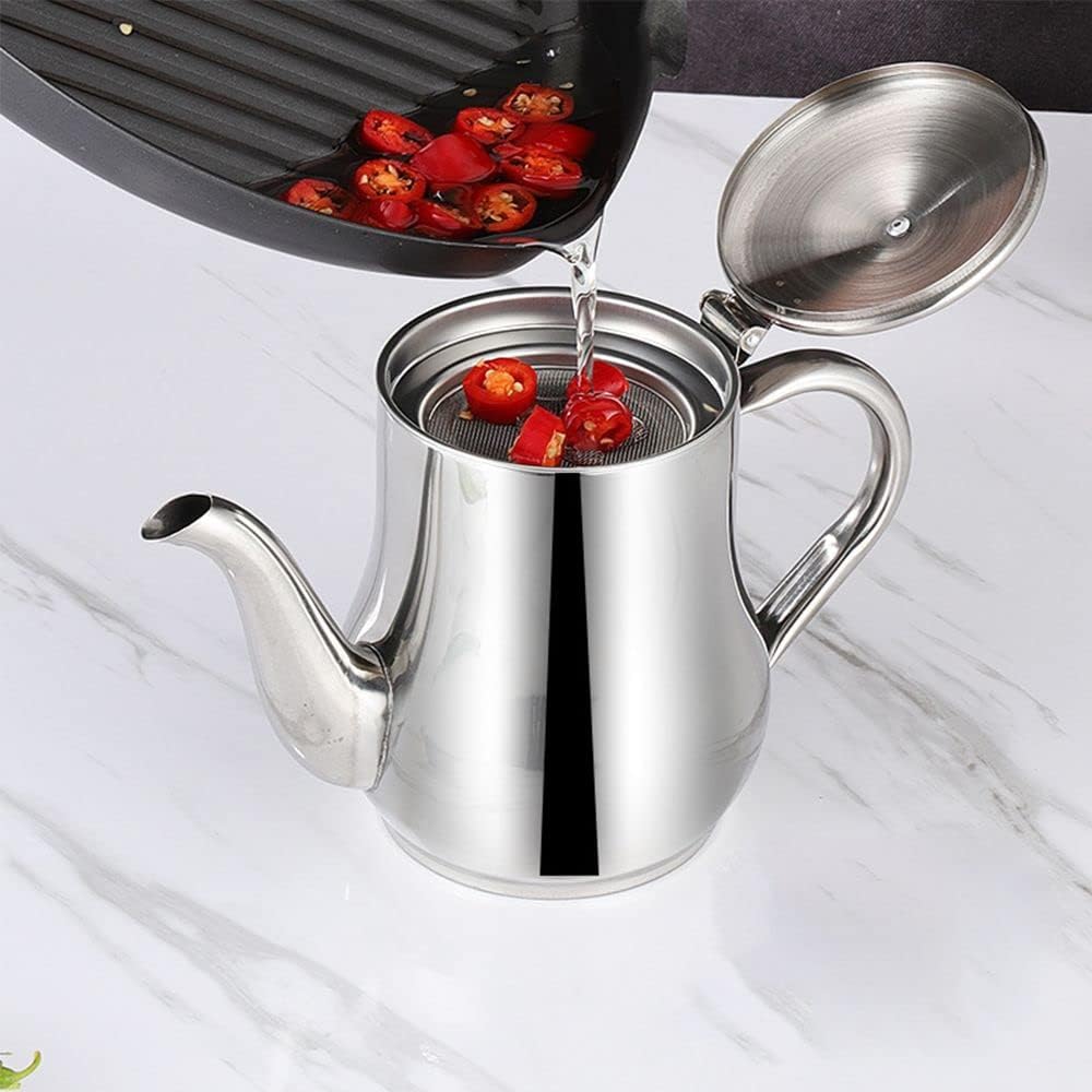 Andy's Orchids 13Oz Metal TeapotCoffee Filter, Metal Teapot Practical Home Decoration Leakproof Cafe Flip Lid Kitchen Tool