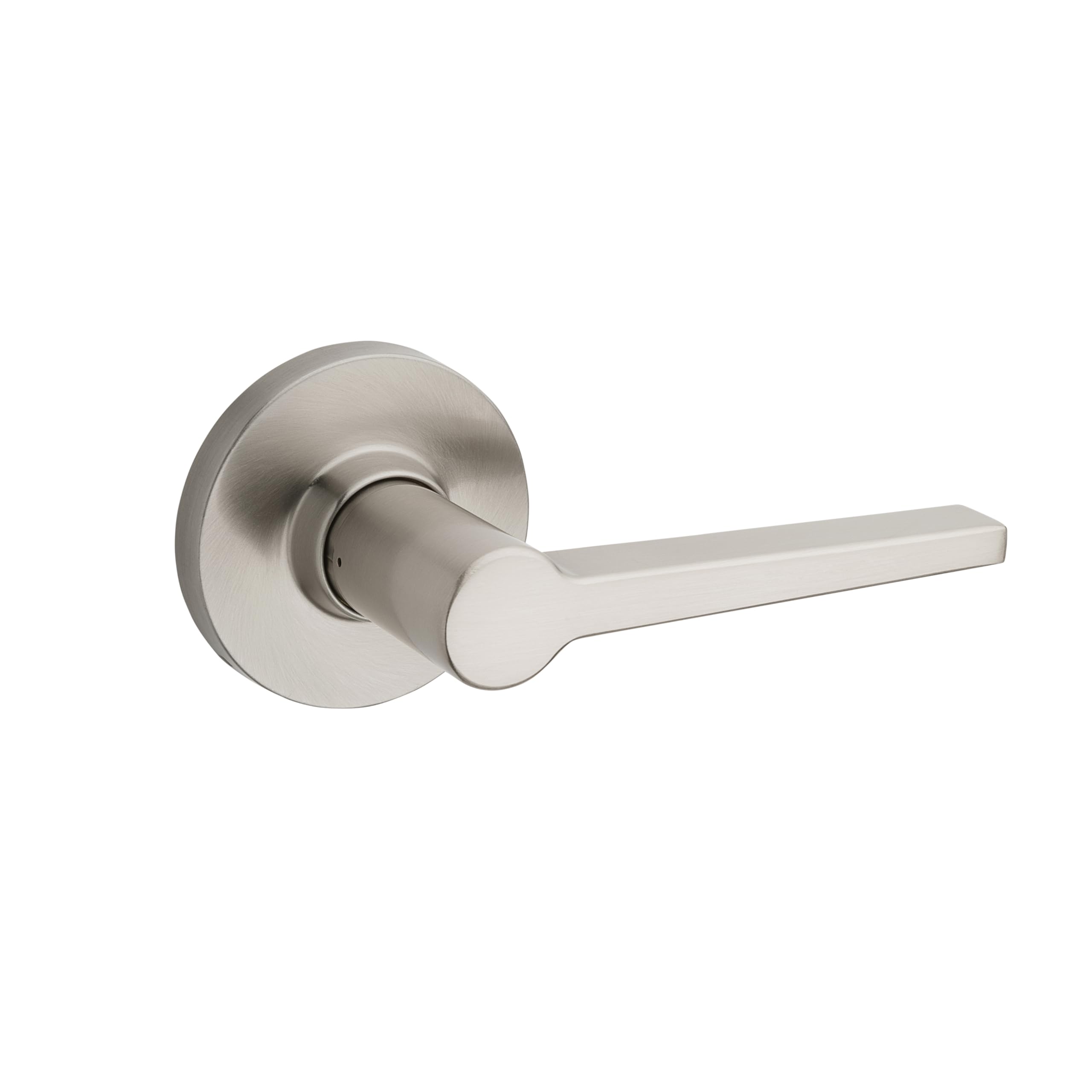 Safe Lock, Daylon Lever, Single Side Dummy for Closet, Satin Nickel Finish