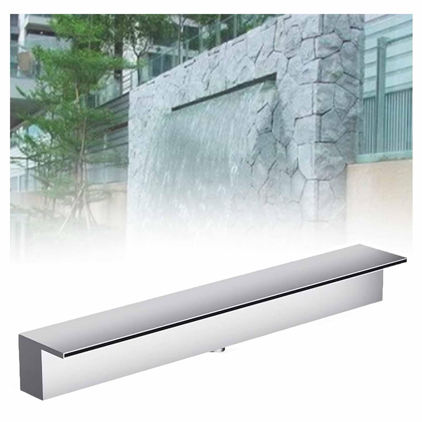 Fontaine à eau noire 91 cm anti-corrosion pour cascade de jardin et terrasse