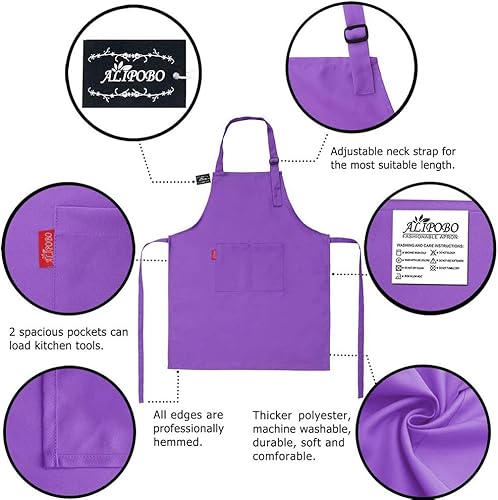 Miniatura 2 de Juego de delantal y gorro de chef Alipobo para niños