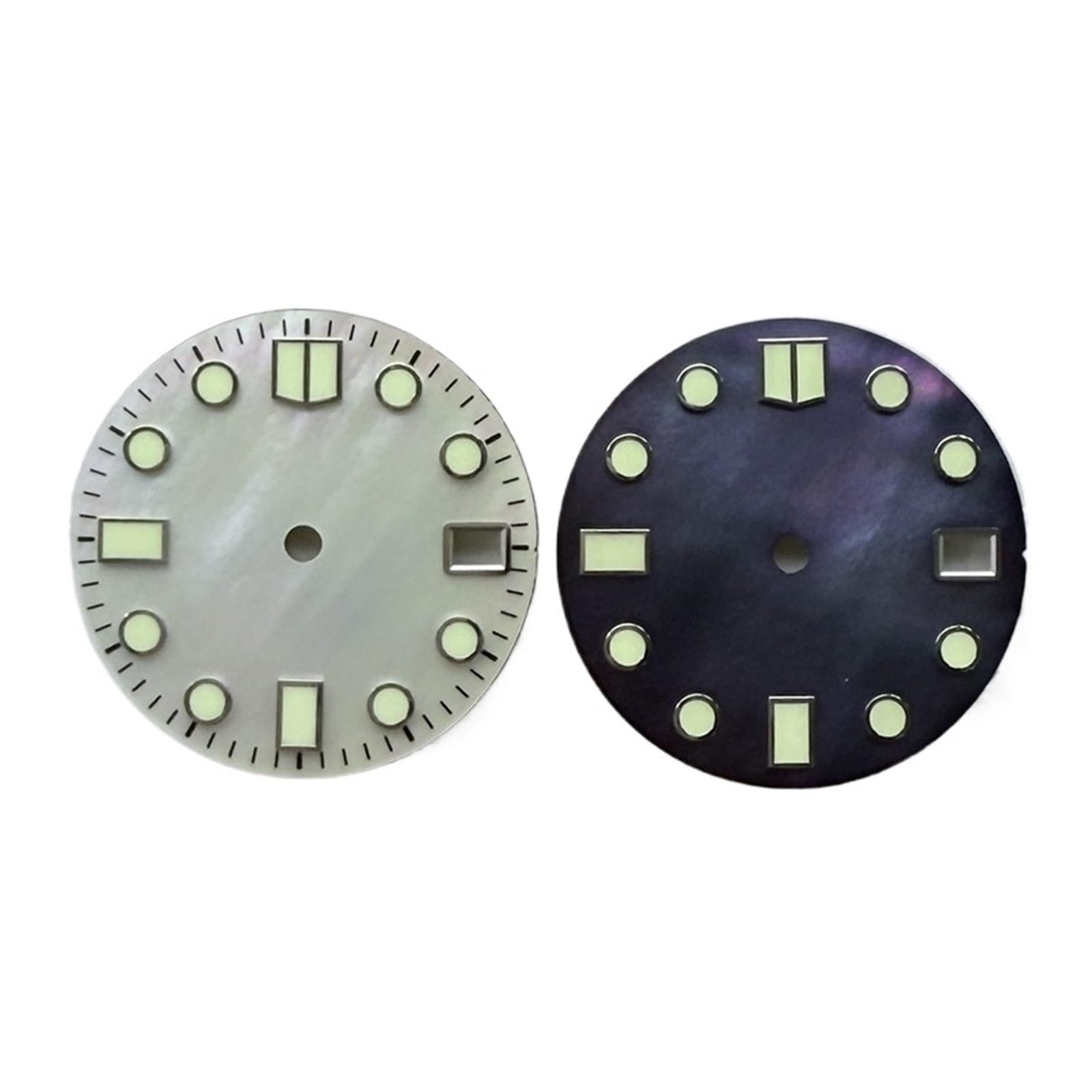Shell Lustre C3 Zielona świecąca tarcza 28,5 mm do akcesoriów zegarków z mechanizmem NH35A