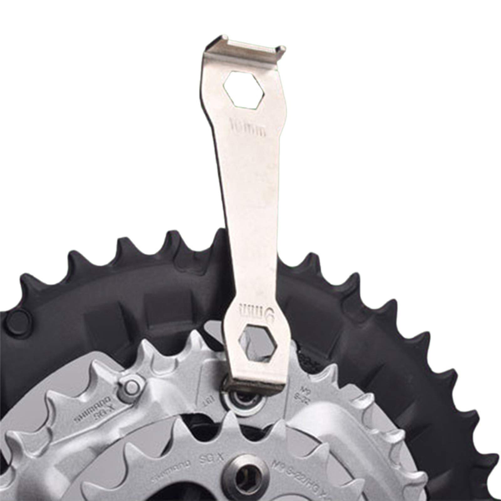 FGDTREE Bicycle Chainring Bolt Spanner Crankset Bolt Fixed Nut Wrench Tool Great Performance Crankset Chain Spanner
