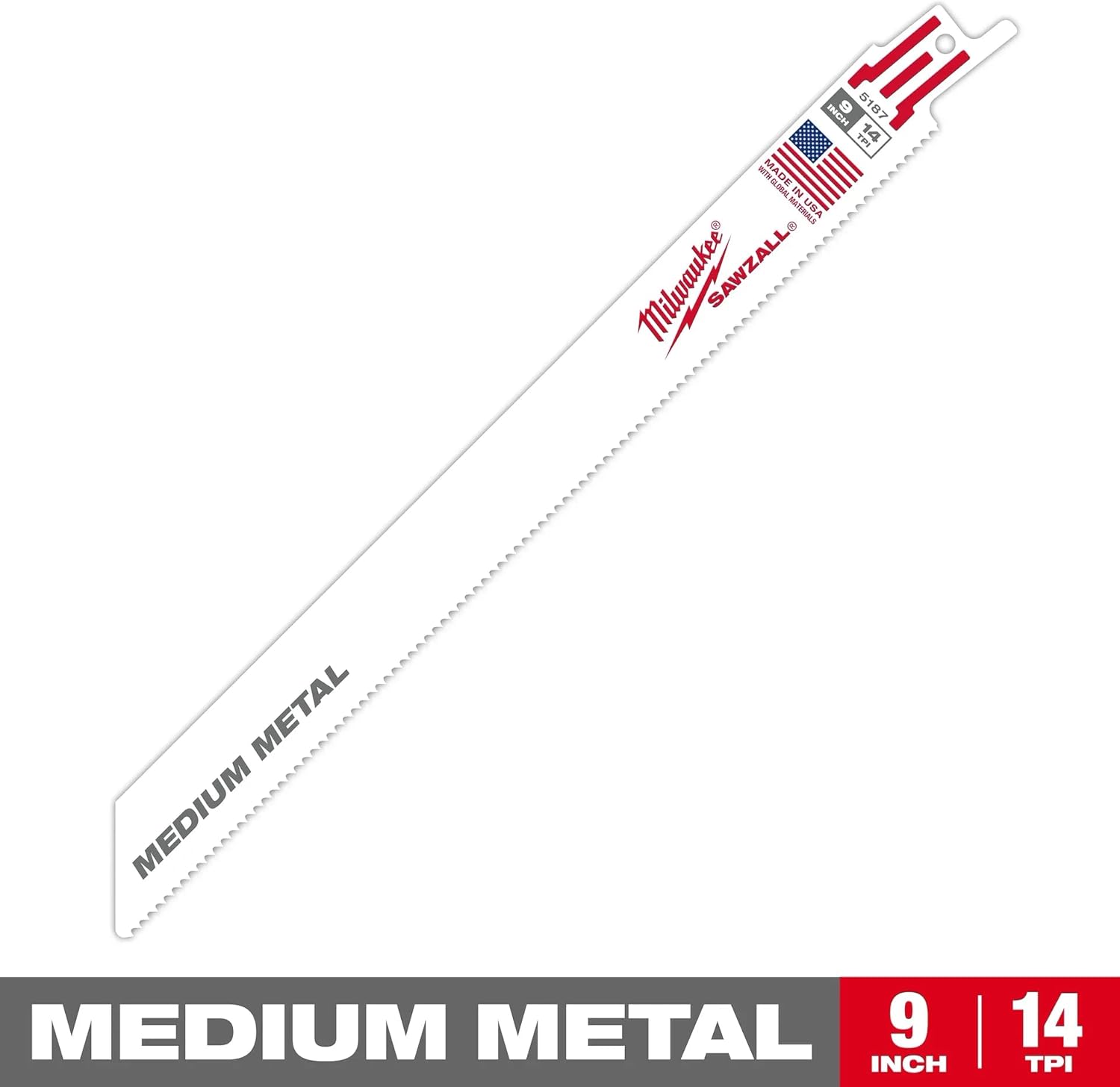Milwaukee Electric - 9IN 14 TPI SAWZALL BLADES 10PK
