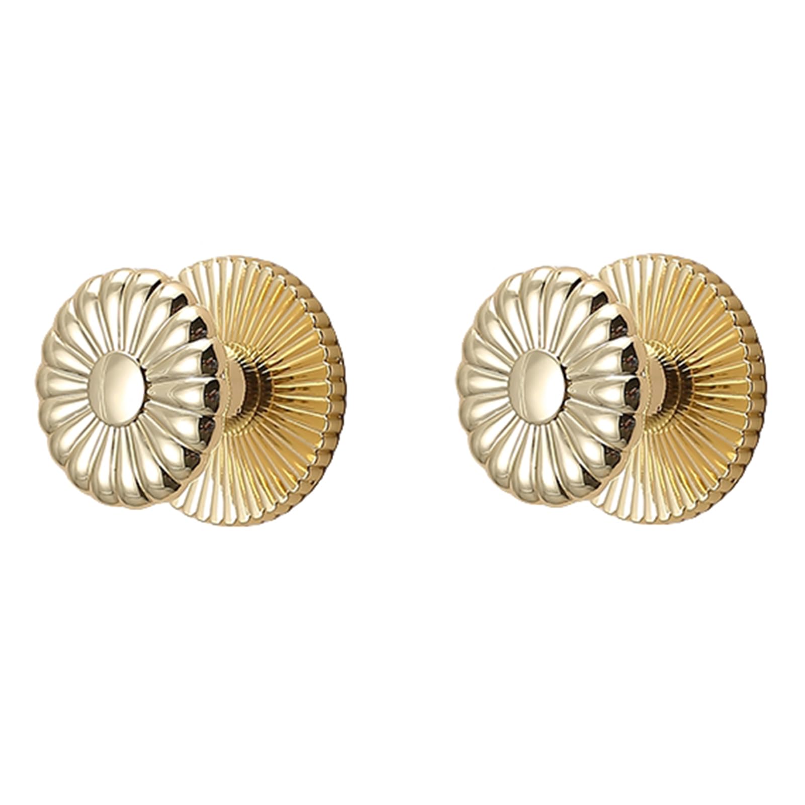 jiajulashou123 2 PCS Stick On Handles Adhesive Kitchen Cabinet Knobs Self-Stick Drawer Pulls Self Adhesive Door Handles Dresser Knobs for Wardrobes,Cabinets,Drawers,Windows (K Gold,A)