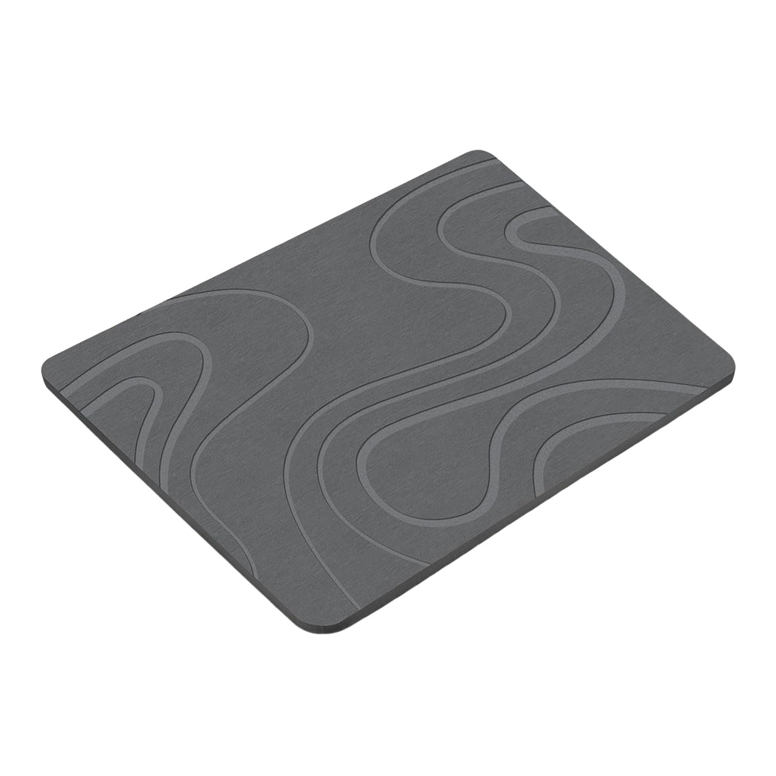 X-Institute Mat Diatomite Slip Resistant Quick Drying Bathroom Bathmat for Floor Kitchen Counter