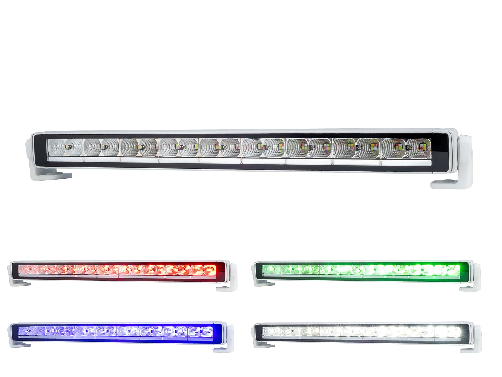 RGBW Led Boat Light Bar, 20 inch Powerful Waterproof Deck/Dock & Spreader Marine Lights,12V 24V