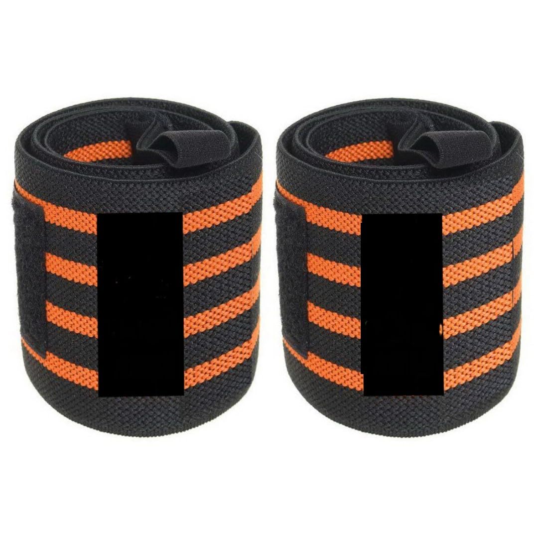 Wrist Support for Men & Women, Wrist Band for Gym Wrist Wrap/Straps Gym Accessories for Men for Hand Grip & Wrist Support Crepe Bandage While Workout & Muscle Relaxatio (Pack of 1 Pair, Orange) (B0CR16ZT72) Amazon Price History, Amazon Price Tracker