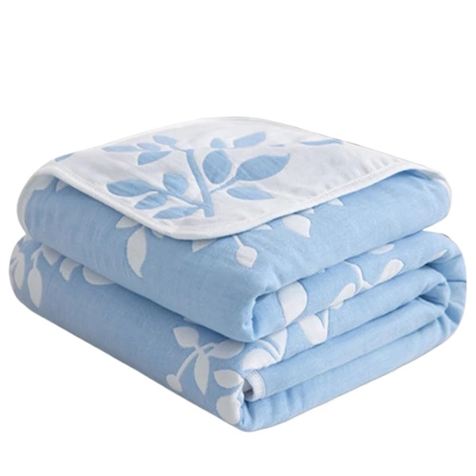 HKSDKABOP Muslin Throw Blanket, 6-Layer Cotton Chiffon, Multiple Sizes(Color14,150X200cm 1pc)