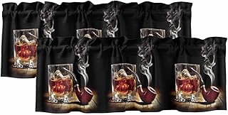 Teamery 2 Pack Valance Curtains for Kitchen Windows Country Style Whiskey with Ice Rod Pocket Curtain Farm Wood Board Small Window Treatment Topper for Bedroom Living Room Bathroom, 54x18in