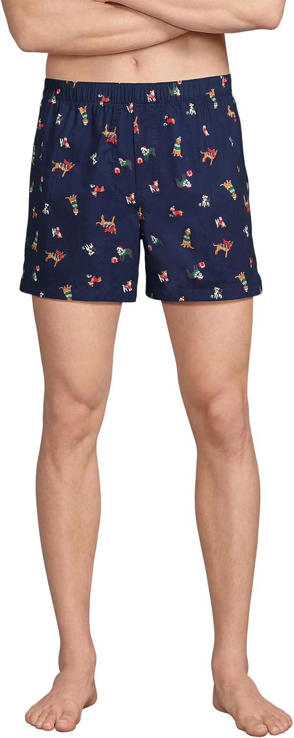 Lands' End Men's Poplin Boxers (3-pack)