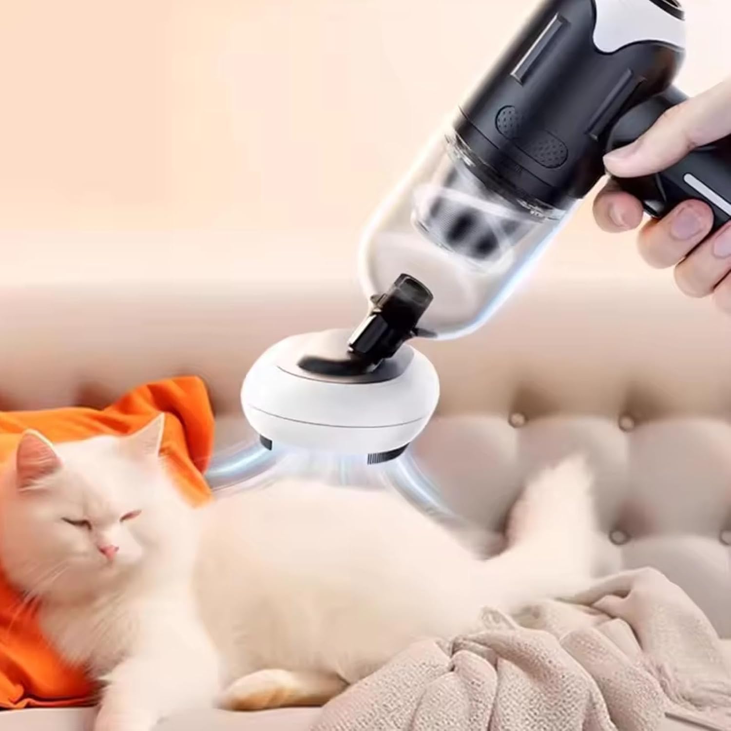 Handheld Vacuum Quiet Operations Small Filter Rechargeable Machine for Car Portable Design