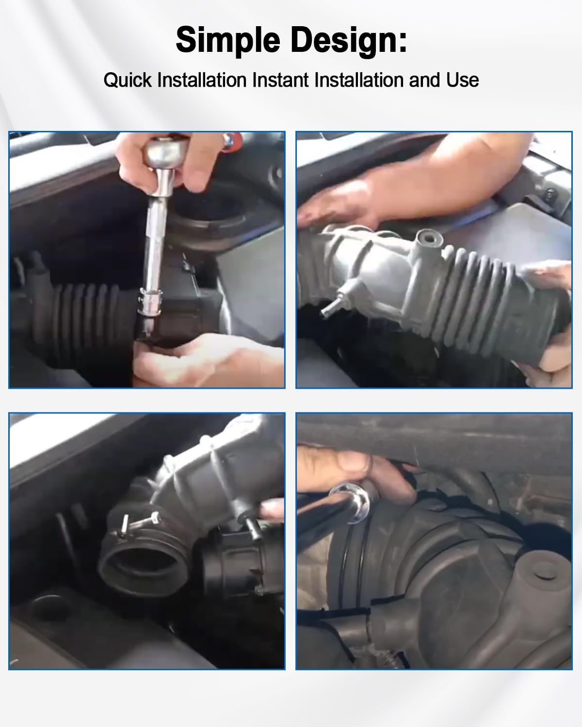96910374 Air Cleaner Outlet Duct Hose Fit for Chevrolet Spark 2013 2014 2015 Air Filter Hose Replace 95232497 95232495