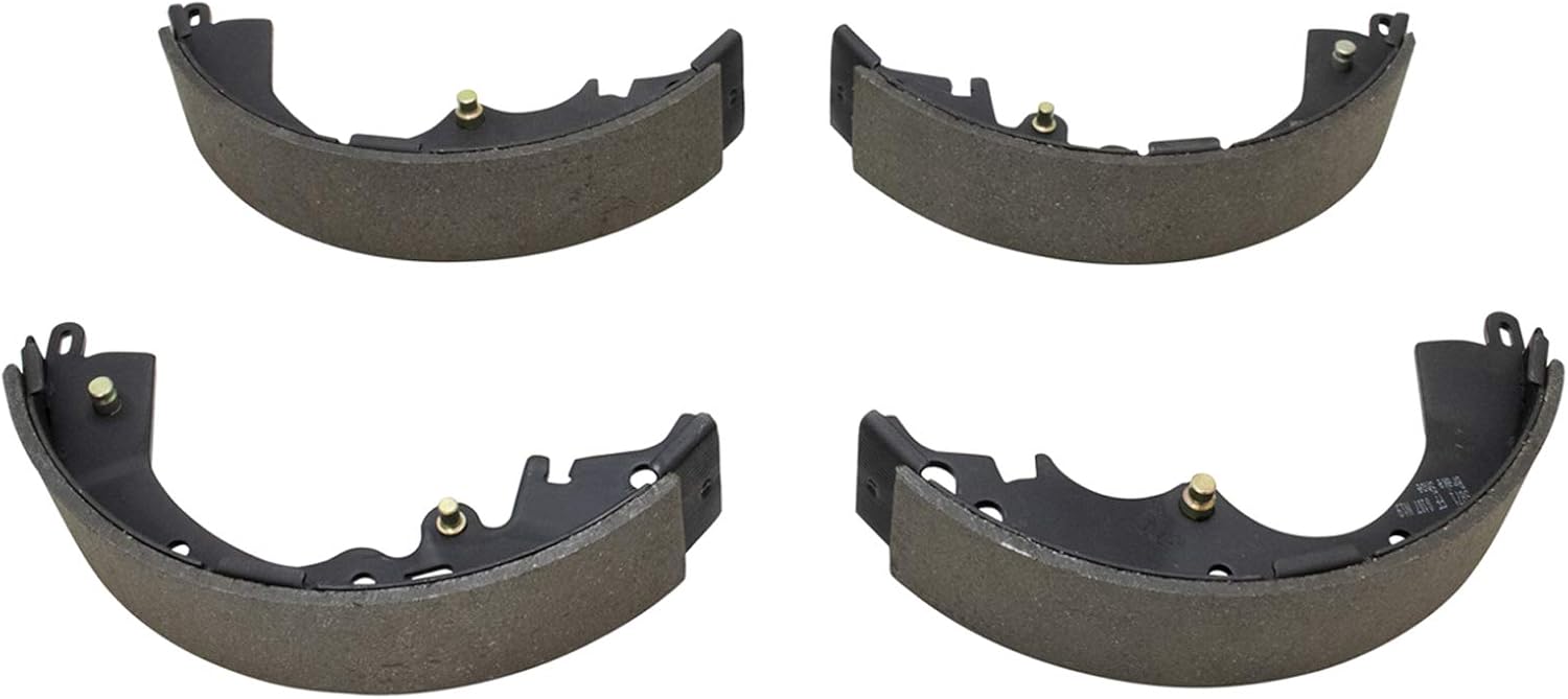 TRQ Rear Brake Shoe & Drum Kit Compatible with 2005-2021 Toyota Tacoma
