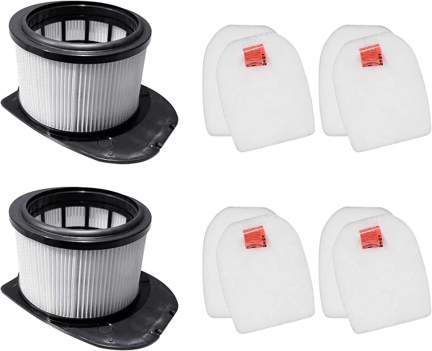 UZ565H Filter Replacement for Shark UZ565H Stratos Ultralight Corded Stick Vacuum 2 Filters+4 Foam Felt Filters