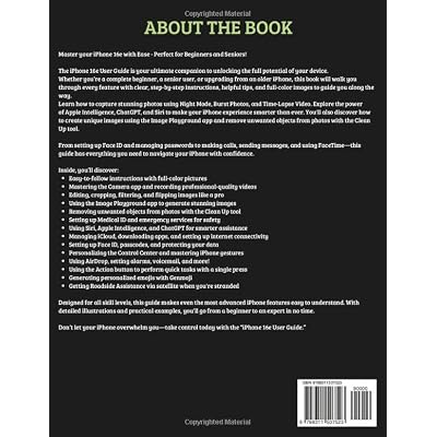 iPhone 16e User Guide: The Ultimate Tips & Tricks Manual with Simple Instructions and Pictures for Beginners & Advanced Users to Use and Operate the Smartphone Paperback February 20, 2025