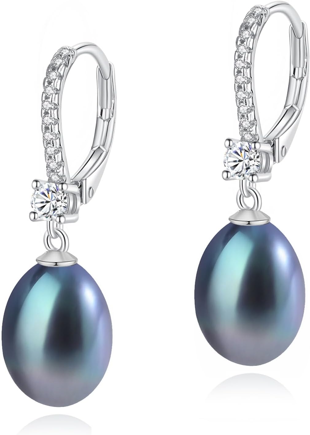 YAMI Pearl Drop & Dangle Earrings for Women, Freshwater/Saltwater Cultured Pearl in 925 Sterling Silver, Hypoallergenic Earrings for Sensitive Ears, Jewelry Gifts for Her, Every Day Wear Earrings