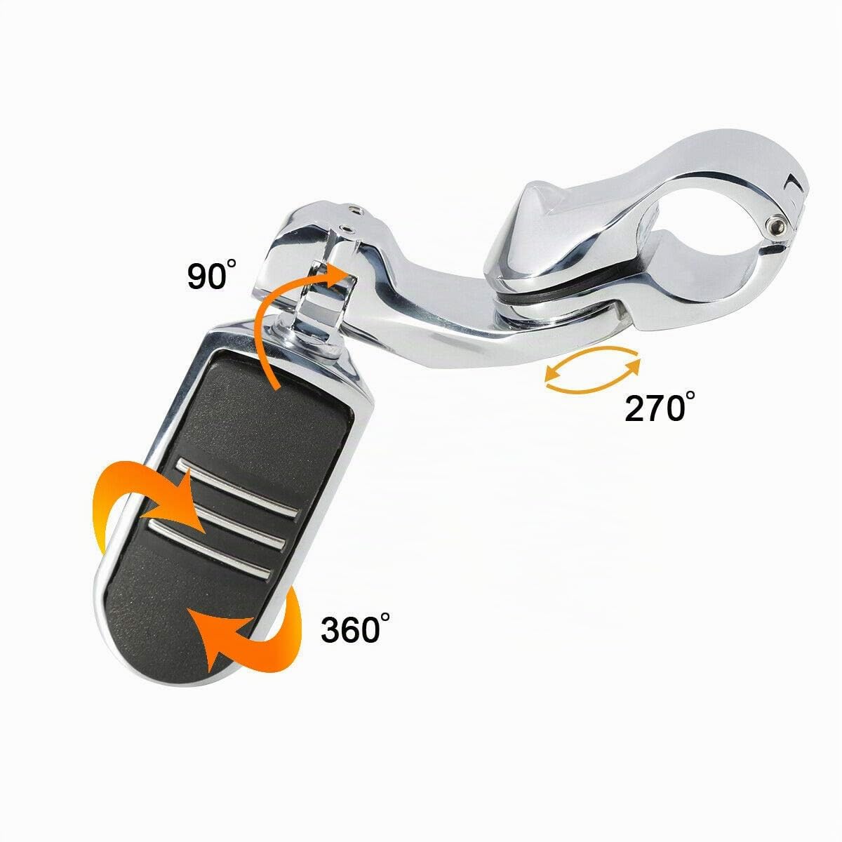 TCMT Pedane Poggiapiedi Paramotore Adatto per Harley Electra Road King Street Glide Touring 32 mm Highway Motore Guardia Pedana