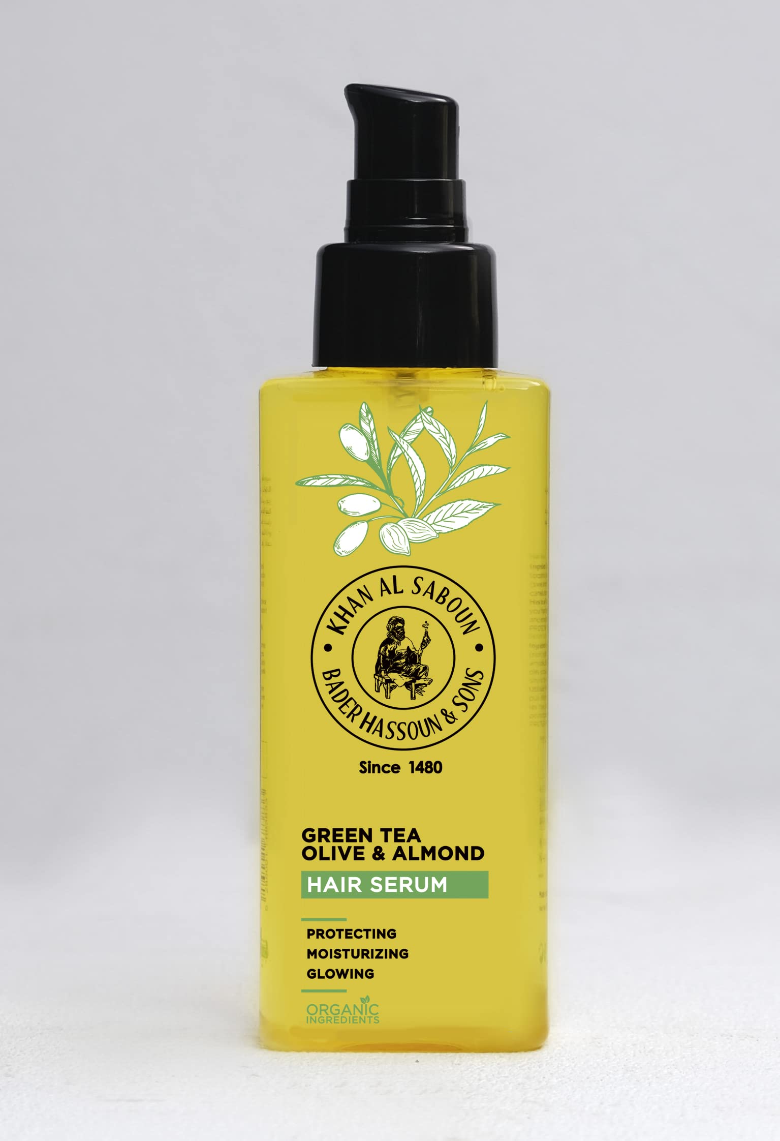 Organic Hair Serum, Green tea Olive & Almond