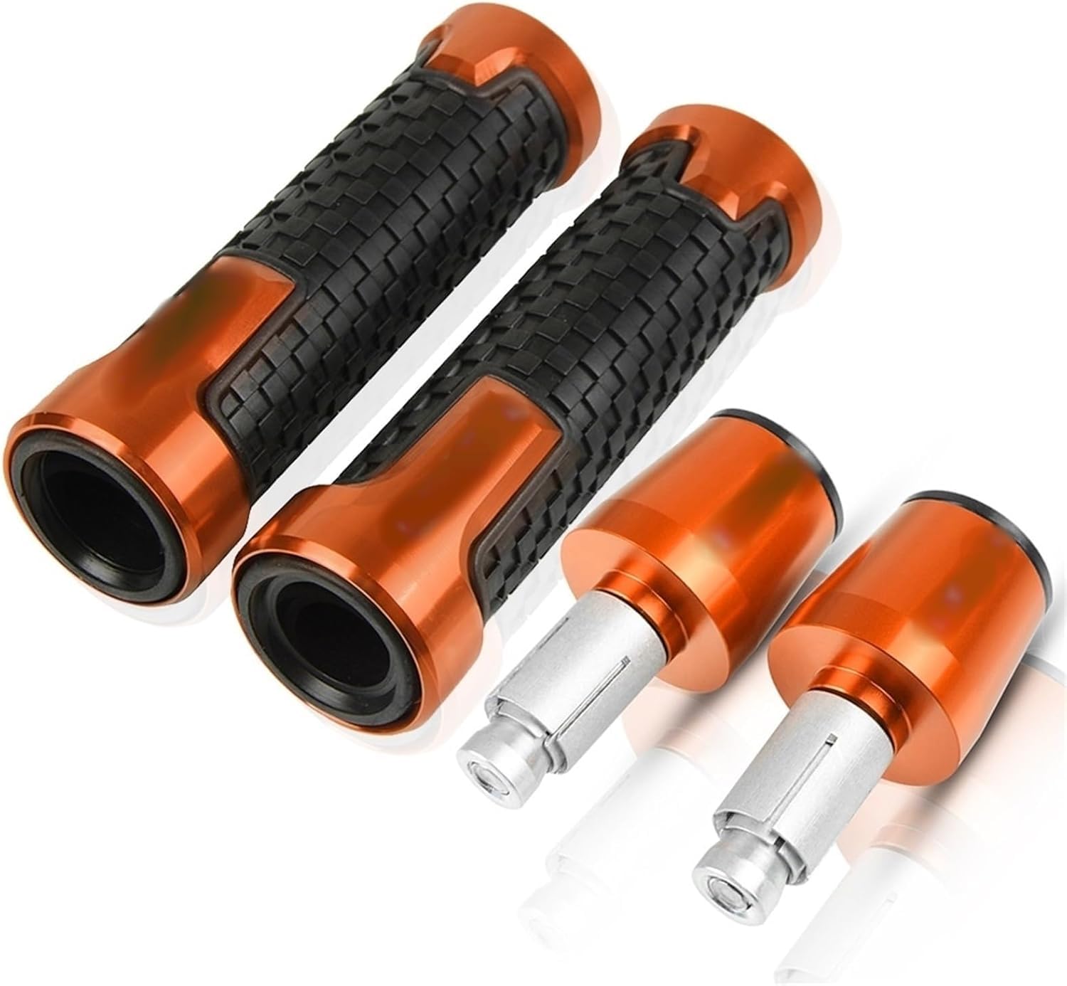 Generico Moto Manubrio Manopole Per Honda CB1300 2003 2004 2005 2006 2007 2008 2009 2010 Moto Manopole Manubrio 22MM Tappi Terminali Manubrio Moto Estremità Manubrio