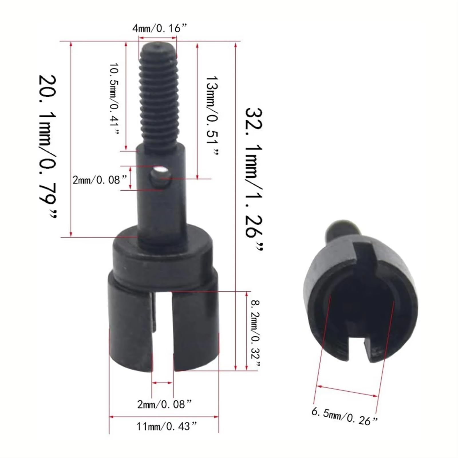 Eje de transmisión RC para HSP 94111 94108 94170 08029 02033 1/10 RC Car Parts 4 Piezas De Eje Transmisión Dogbone Acero Y Rueda Repuesto