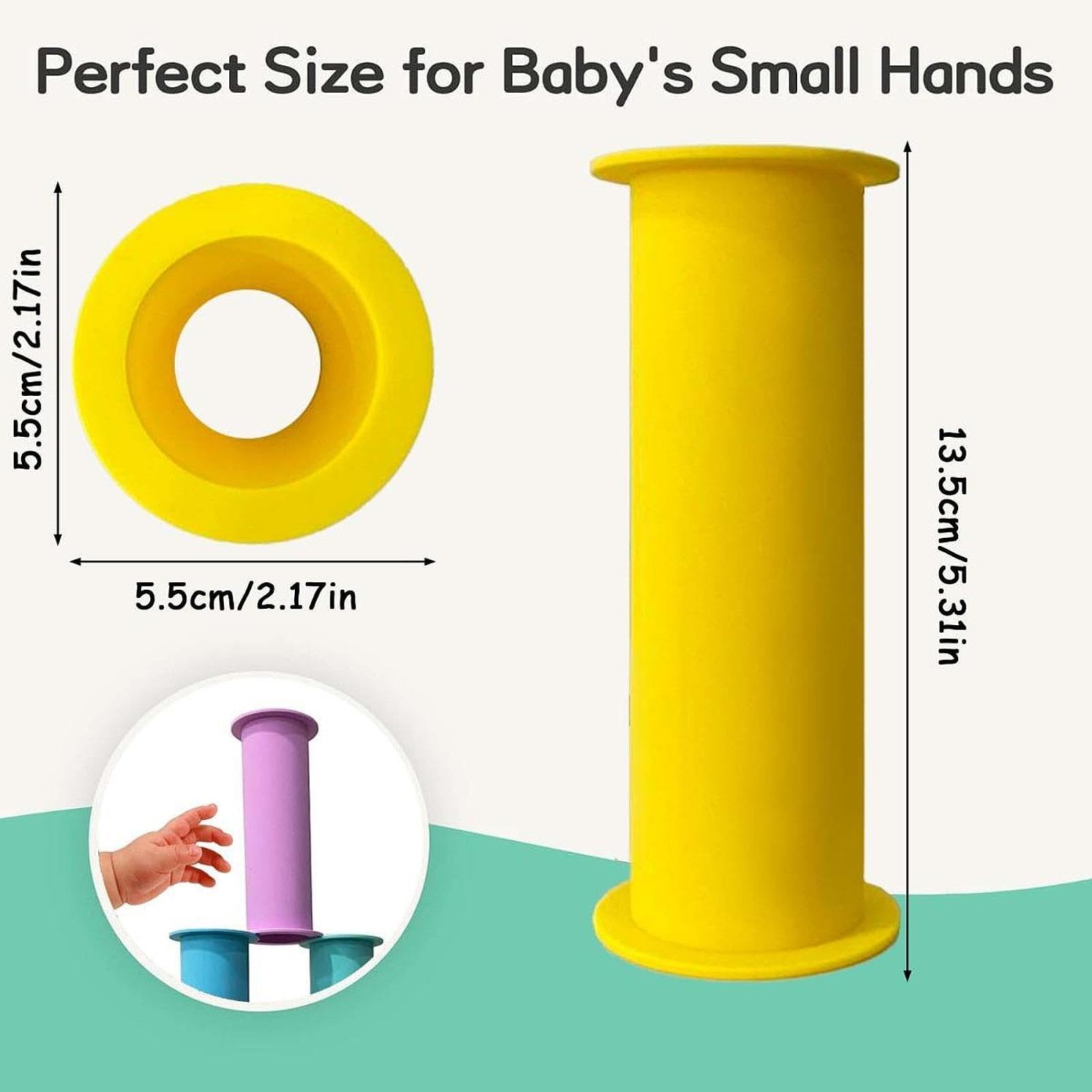 12 Teiliges Stapelbecher Set für Kinder, Entwicklungsspielzeug für Jungen, Mädchen Und Babys