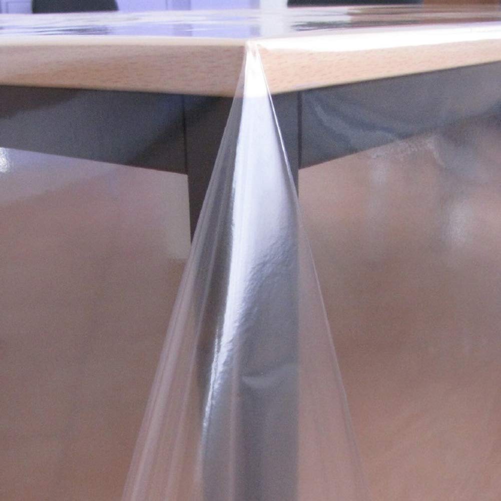 KEVKUS - Tovaglia trasparente trasparente da 0,1 mm, forma rettangolare