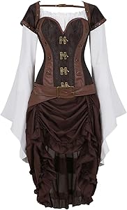 Steampunk Corsagen Kleid