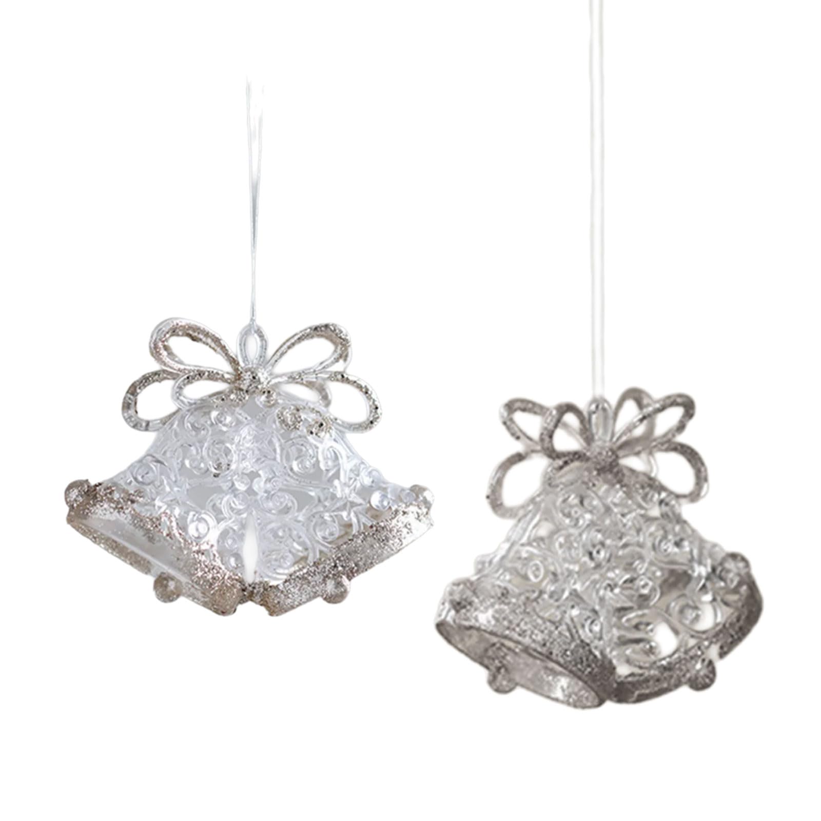 carotoe Acrylics Christmas Tree Decors Stylish Christmas Bauble for Tree Ornamentation and Winter Decoration Easy to Hanging
