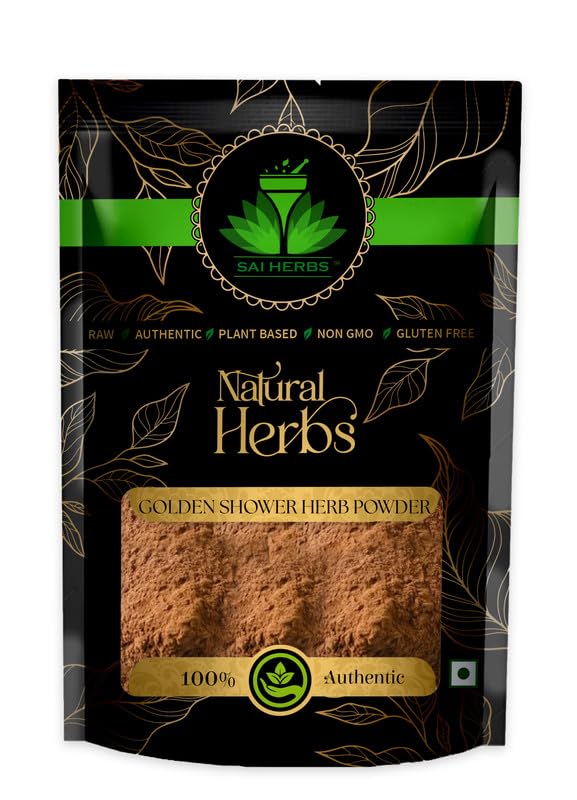 SAI HERBS Kondrai Pattai Powder - Golden Shower Tree Bark Powder - Pure & Natural (250 Grams)