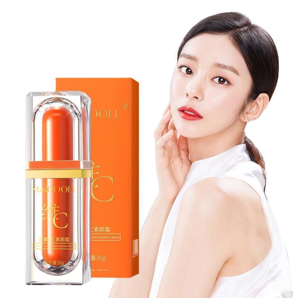 Vitamin C Face Cream Whitening VC Five Tone Up Moisturizer Aging Remover Skin Spots Care Wrinkle Pimple Q3O9 Brightening