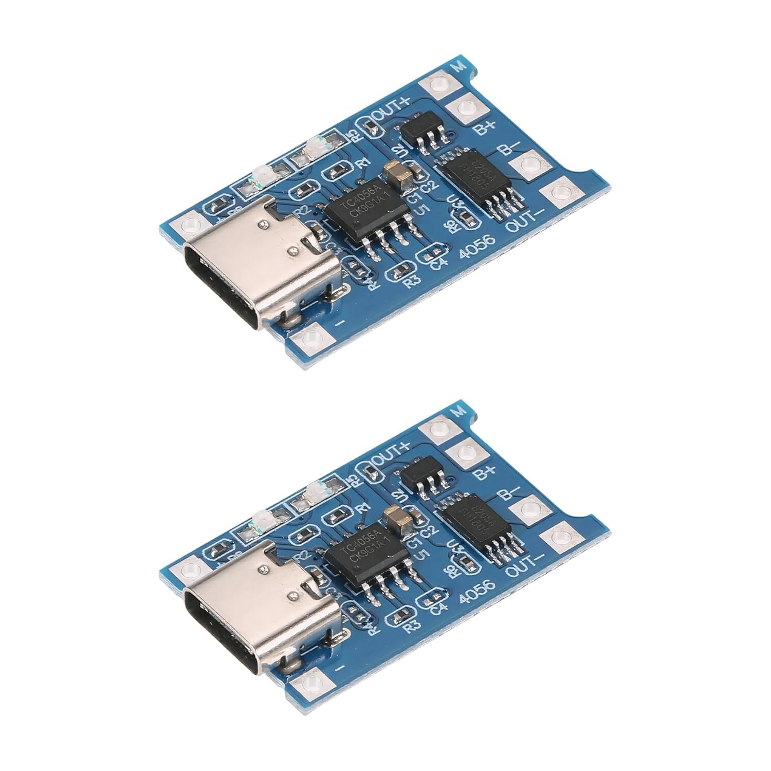 Shanaa eBazar TP4056 C-Type 1A 18650 Li-ion Lithium Battery Charging Module with Current Protection and Indicator | TP 4056 Type C Battery Charging Module Board Kit for 3.7v Battery (Pack of 2) (B0DHLNFPTM) Amazon Price History, Amazon Price Tracker