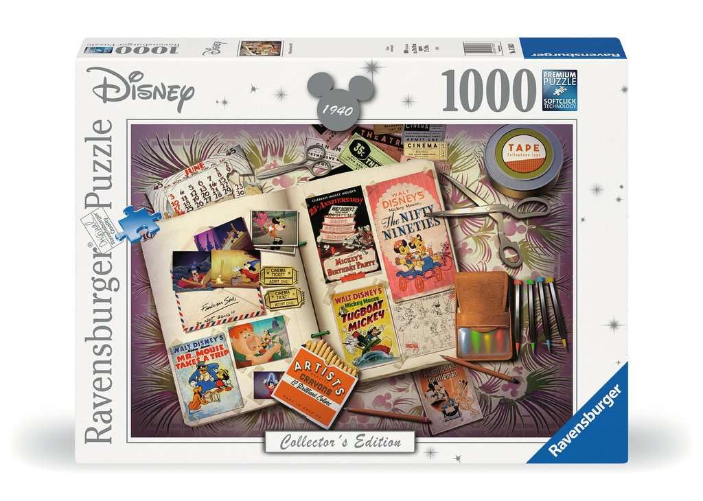 RavensburgerPuzzle 17583-1940 Mickey Anniversary - 1000 Teile Disney Puzzle für Erwachsene und Kinder ab 14 Years