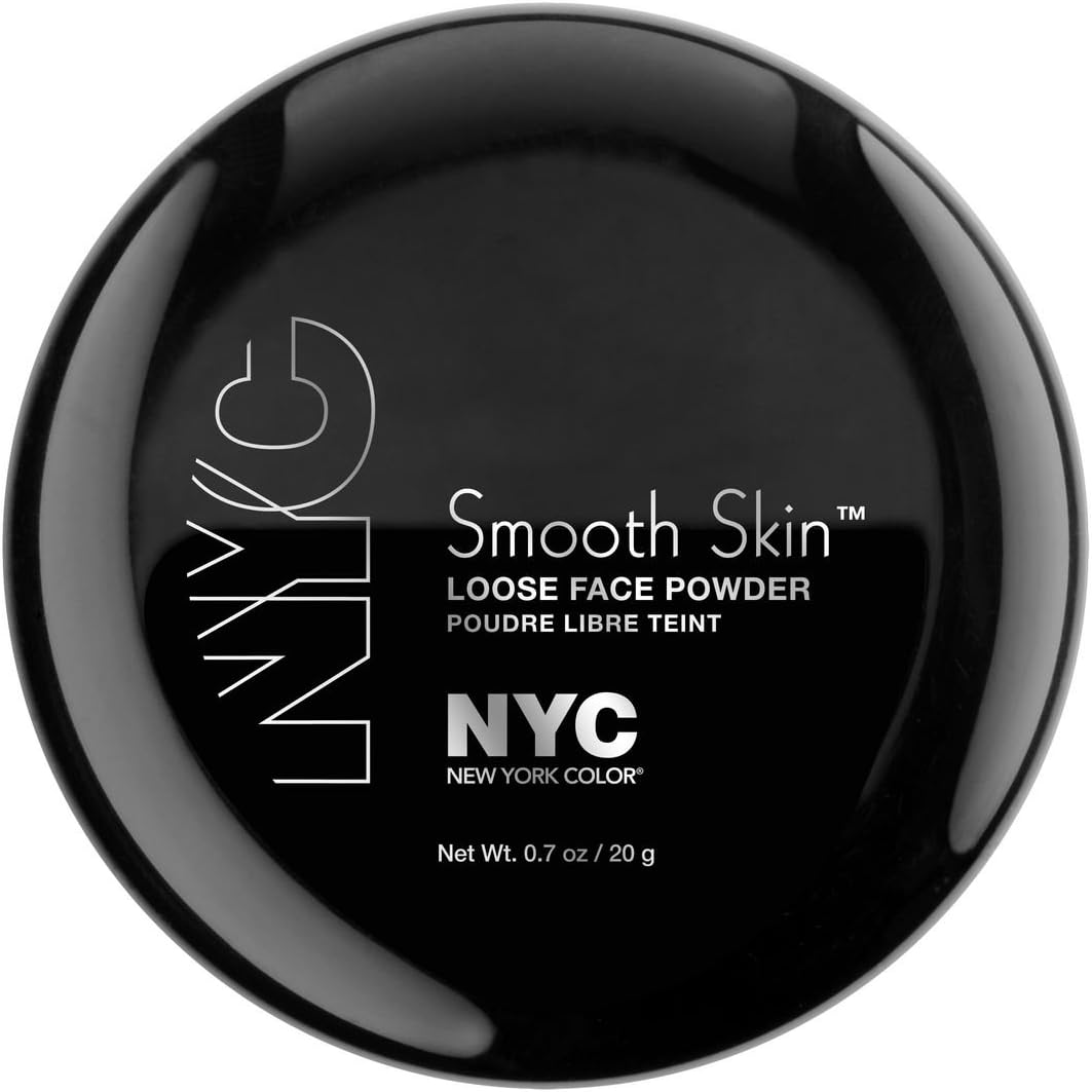 N.Y.C. New York Color Smooth Skin Loose Face Powder, Translucent, 0.7 Ounce