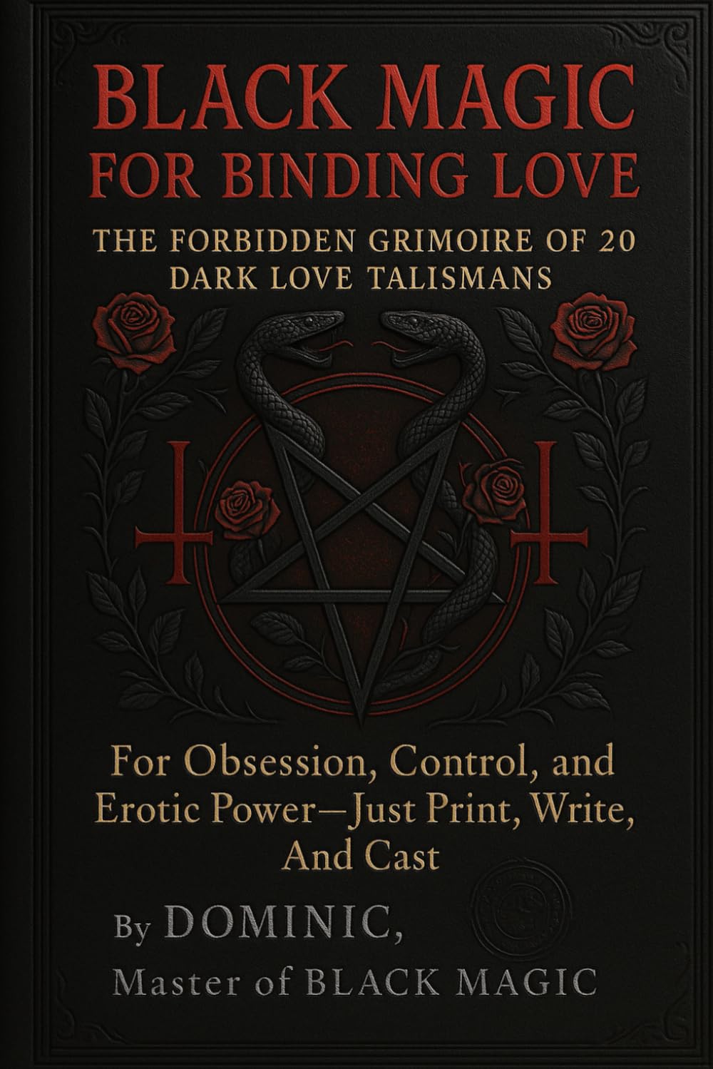 Black Magic for Binding Love: The Forbidden Grimoire of 20 Dark Love Talismans for Obsession, Control, and Erotic Power