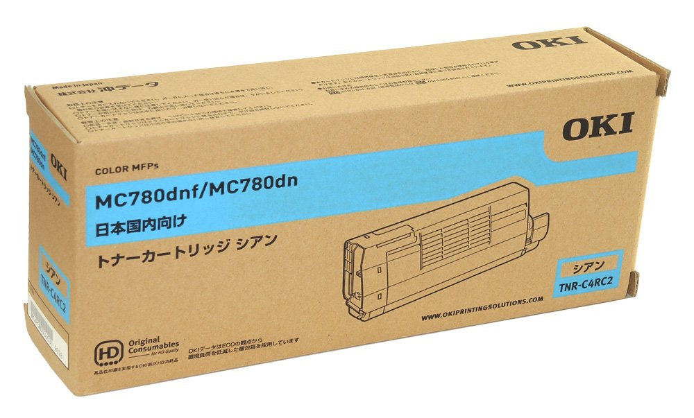 OKI トナーカートリッジ シアン TNR-C4HC2 沖データ OKI TNR-C4HC2 シアン 純正トナーカートリッジ
