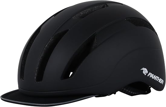 PANTHER YB-13 Bicycle Helmet, Canvas, Urban Style, Unisex, Shock-resistant Material, Adjustable Dial, For Street Riding, Commuting To Work