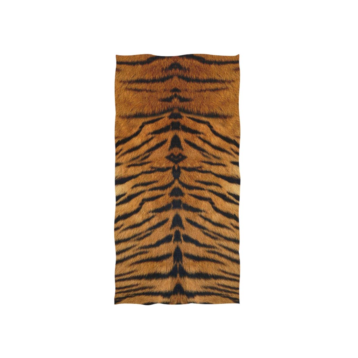 Linomo Girls Hand Towel Tropical Animal Tiger Print Towel Cotton Face Towel Dish Towel For Kids Boys Adult