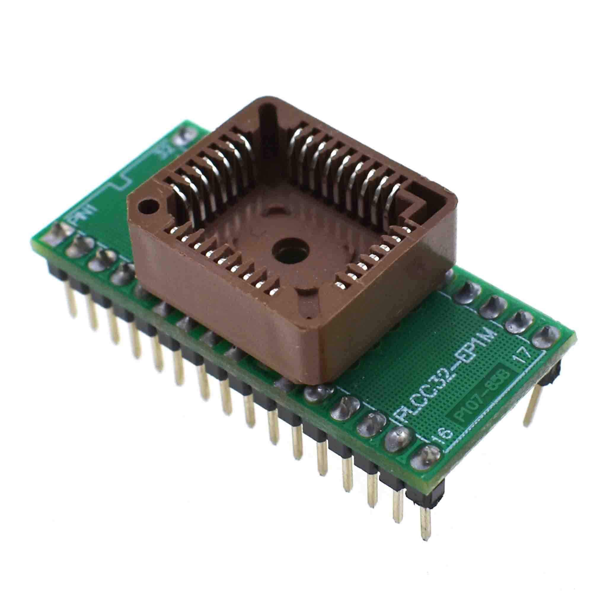 SSOP28 TSSOP28 SOP28 SOP20 SOP16 SOP8 to dip8 150mil 200mil tssop20 ssop20 PLCC44 32 28 20 socket programmer adapter (PLCC32)