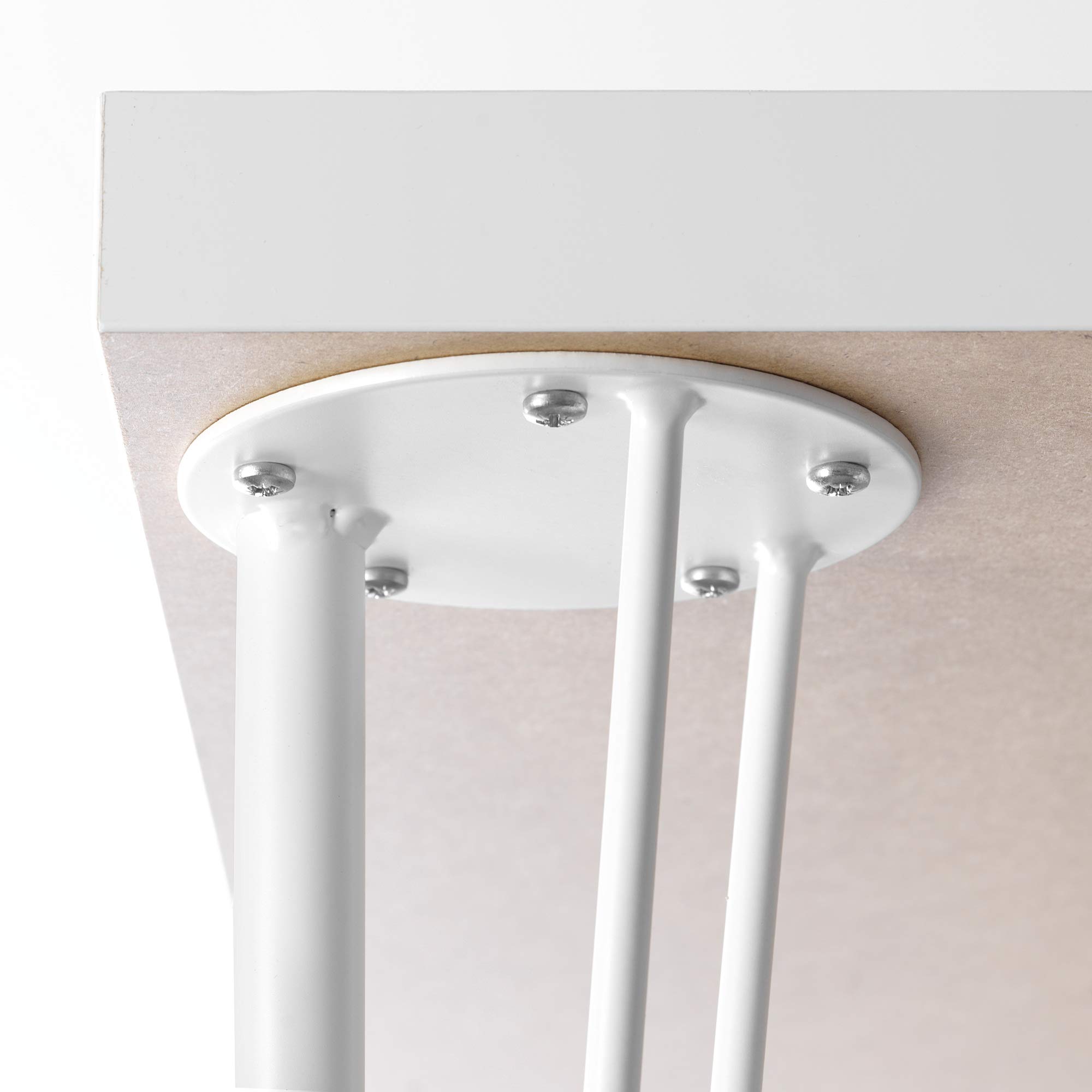 Patas KRILLE con ruedas, 70 cm, color blanco