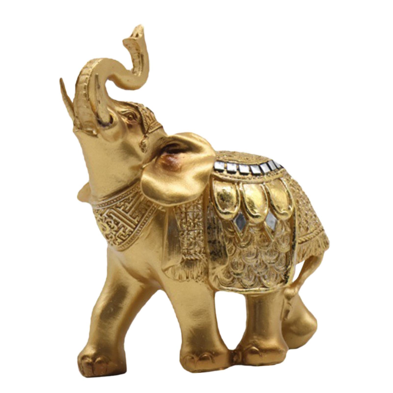 象に乗った人物像 金属製 彫刻 アンティーク 飾り レトロ 象に乗った