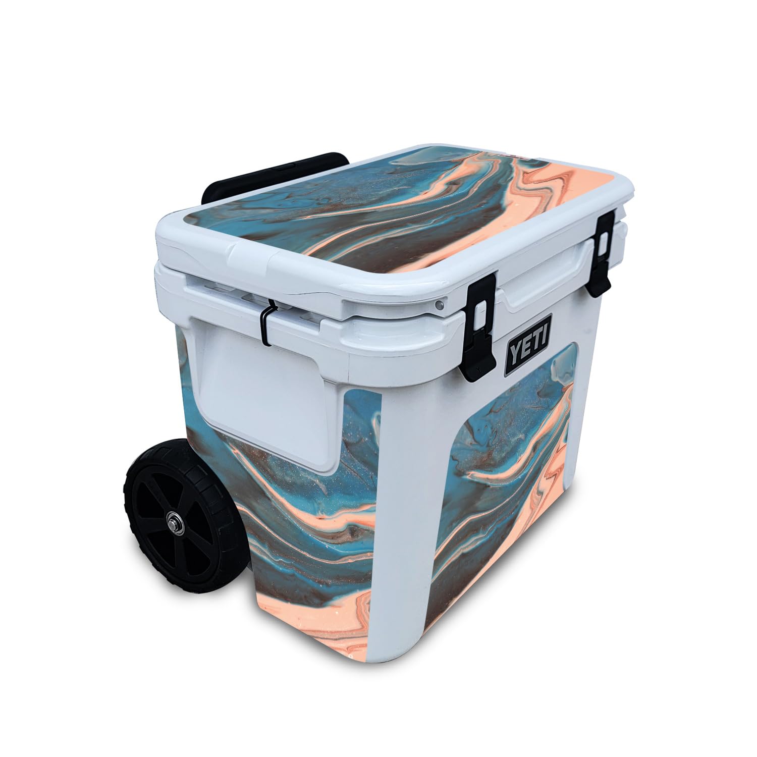 Skin Compatible with Yeti Roadie 32 Wheeled Cooler - Sea Dunes - Premium 3M Vinyl Protective Wrap Decal Cover - Easy to Apply | Crafted in The USA by MightySkins