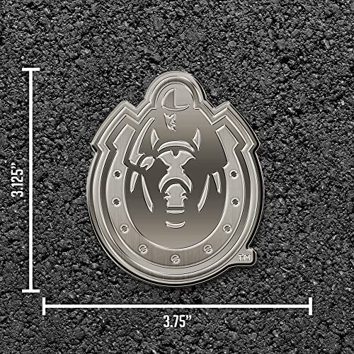 Image of NCAA Standard Antique Nickel Auto Emblem for Car /Truck /SUV