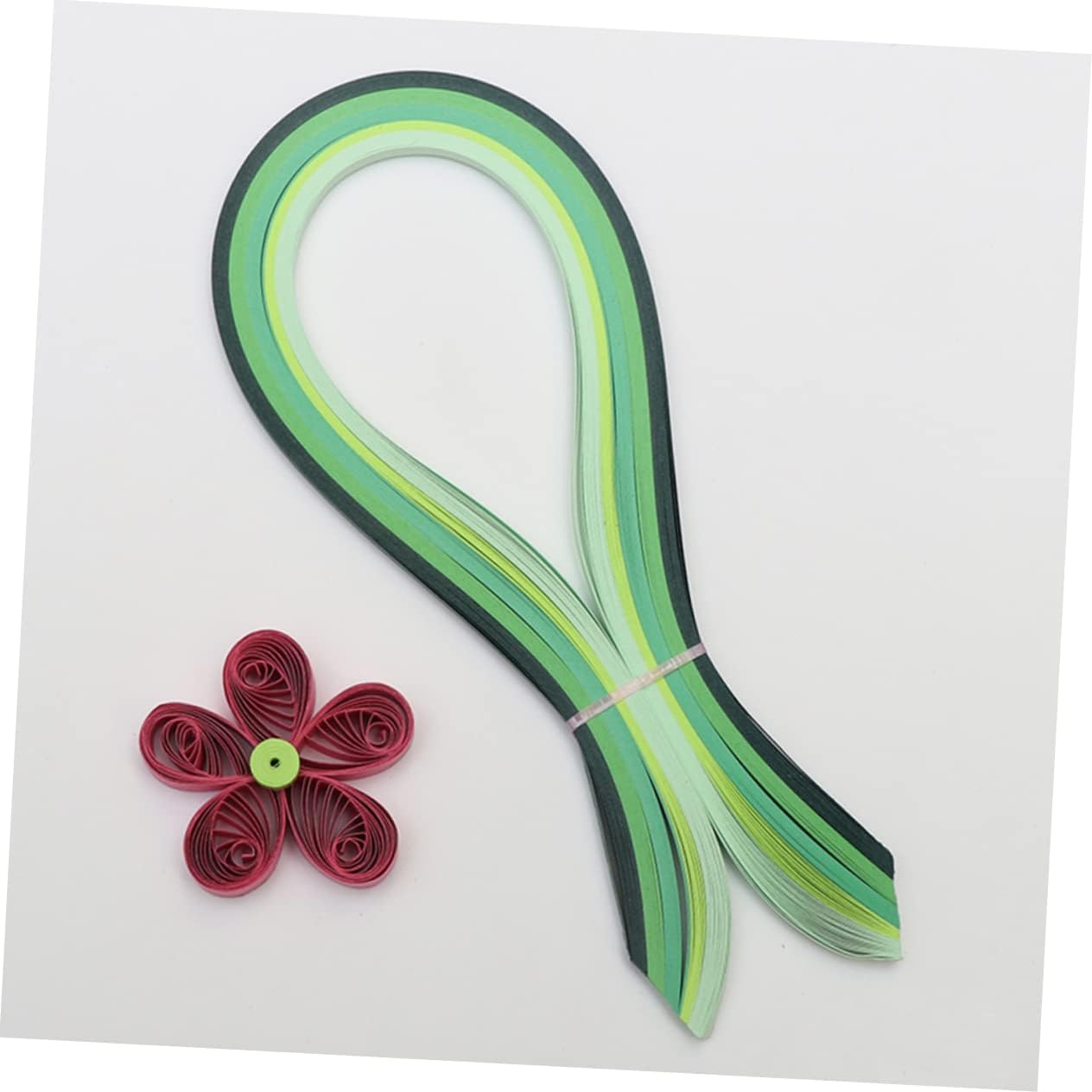 HOMSFOU Craft DIY Paper Quilling Strips 100 Strips 9 Colors Gradient Art Paper