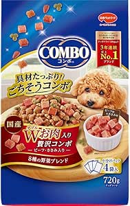 日本ペットフード コンボ ドッグ Wお肉入り (720g) ドッグフード ドライ 成犬用総合栄養食 COMBO
