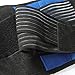 Lumbar Support with Double Banded Strong Compression Pull Straps - Black & Blue Color (Size XXXL)