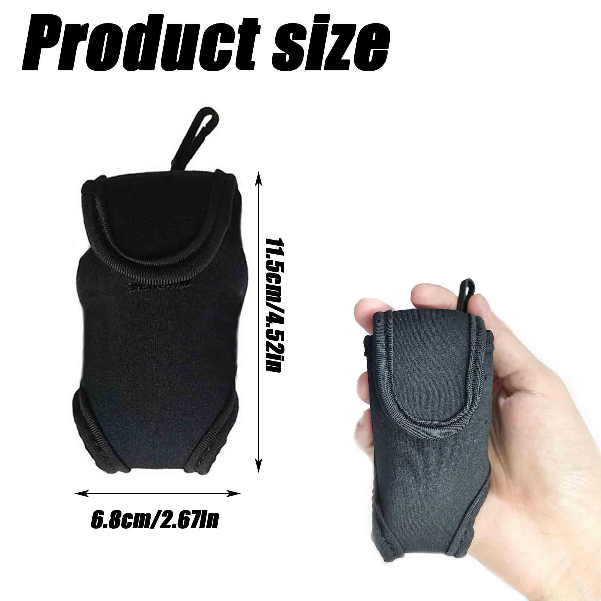 ZAHD golfballhalter gebrauchsstoff Taille Beutel Golftasche mit Hängendem Clip Tragbar Golf Hüfttasche Kleine Ball Tasche Golftasche mit Hängendem Clip für Golftraining Freizeitsport